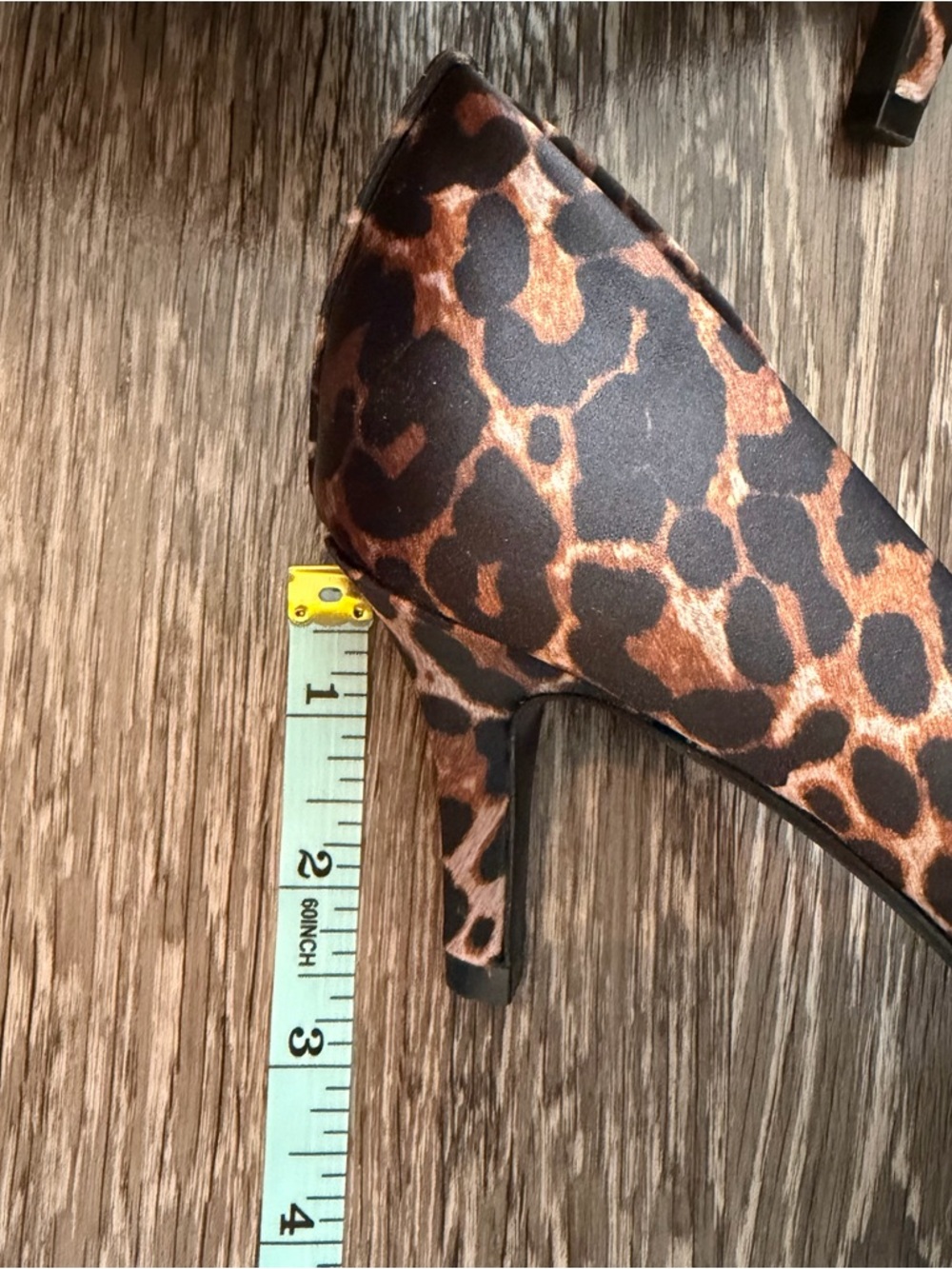 Kelly & Katie Relira Pump in Brown/Black Leopard Print - Picture 8 of 8